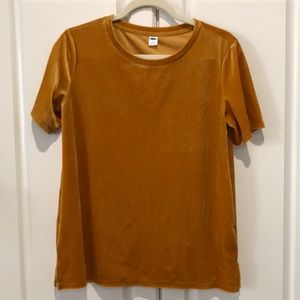 Velvet top